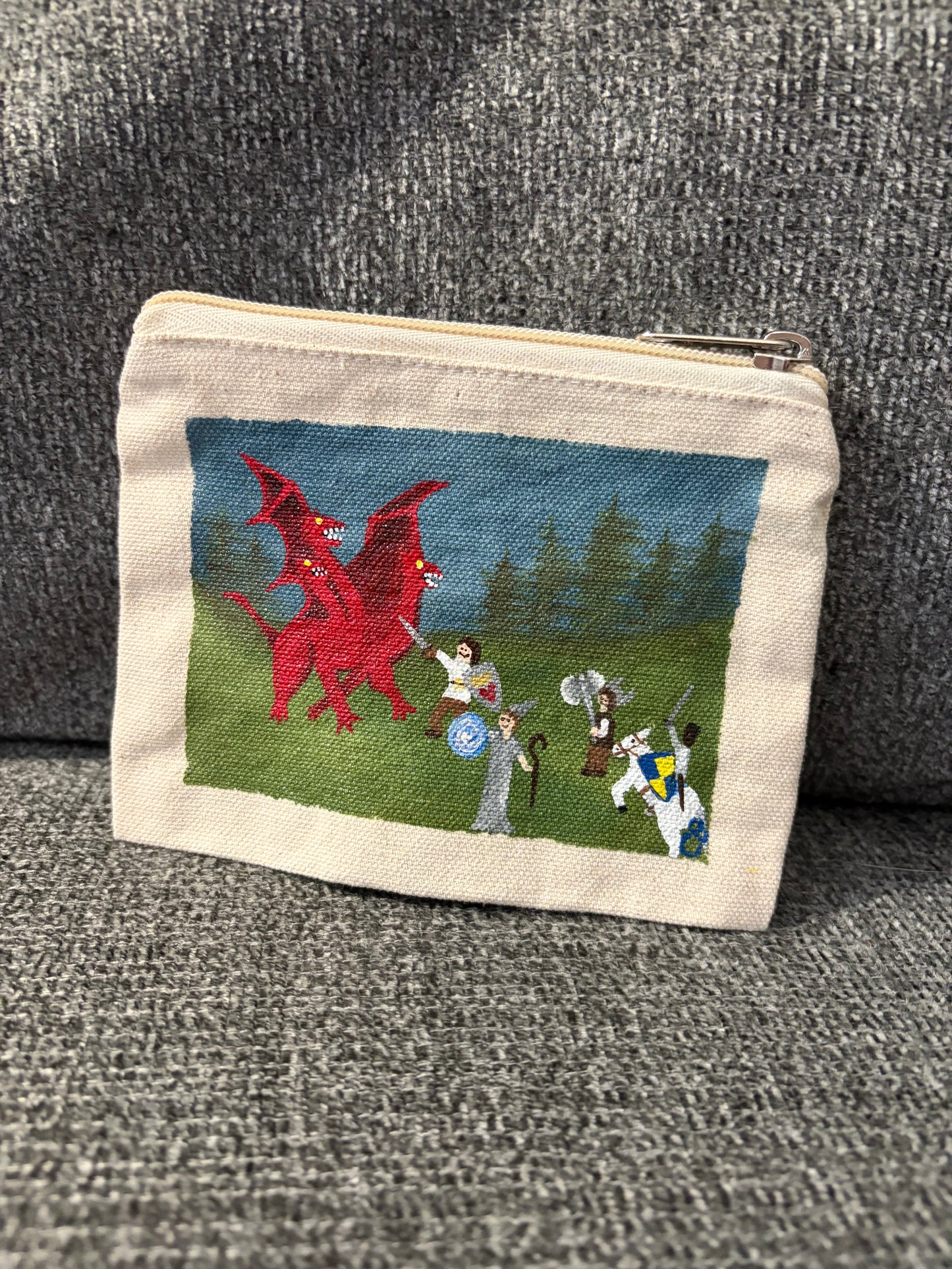 dragon painting wallet