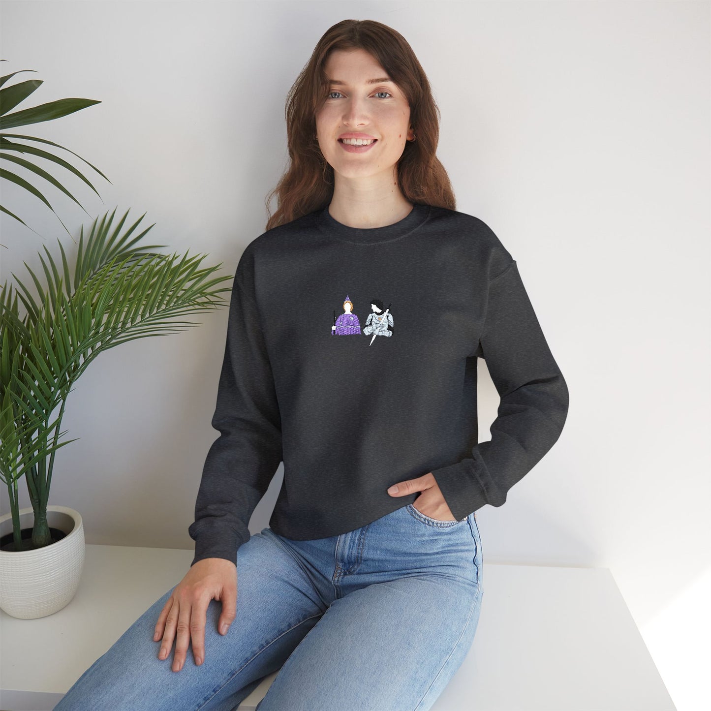 Cleradin Embroidered Unisex Heavy Blend™ Crewneck Sweatshirt