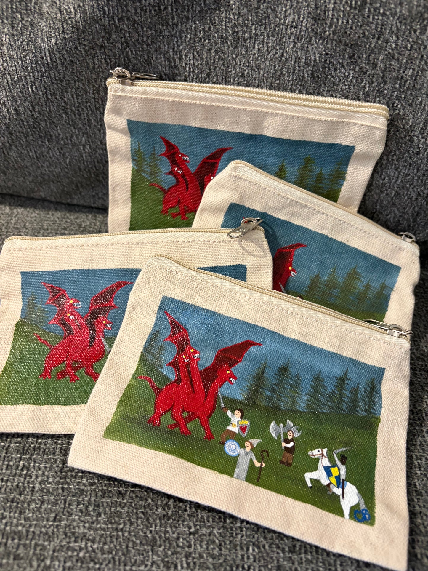 dragon painting wallet