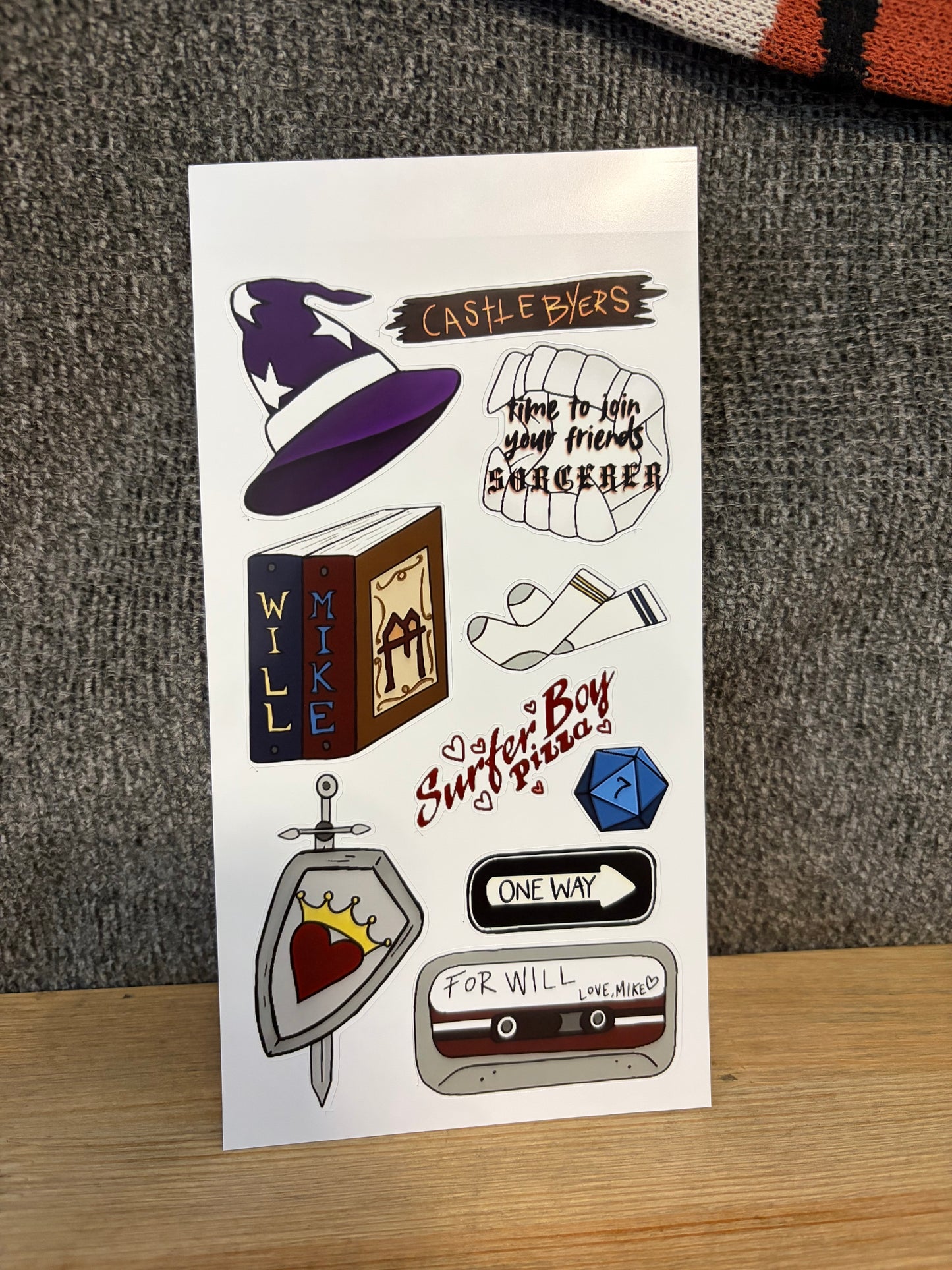 byler sticker sheet