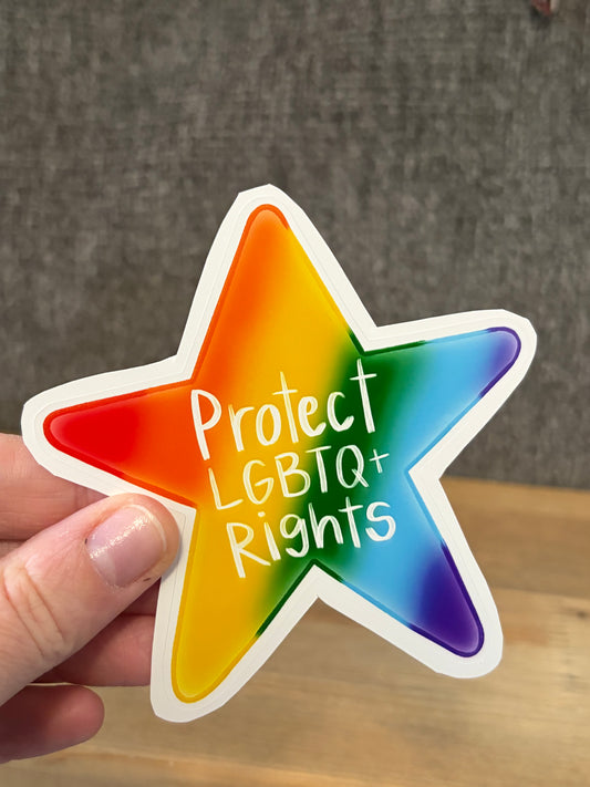 protect lgbtq+ rights sticker