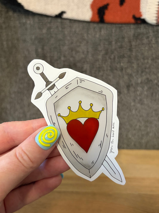 paladin shield sticker