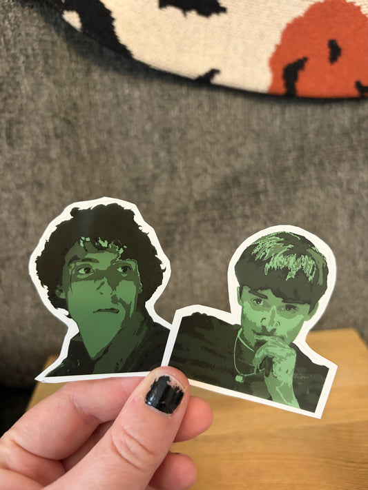 green byler sticker set