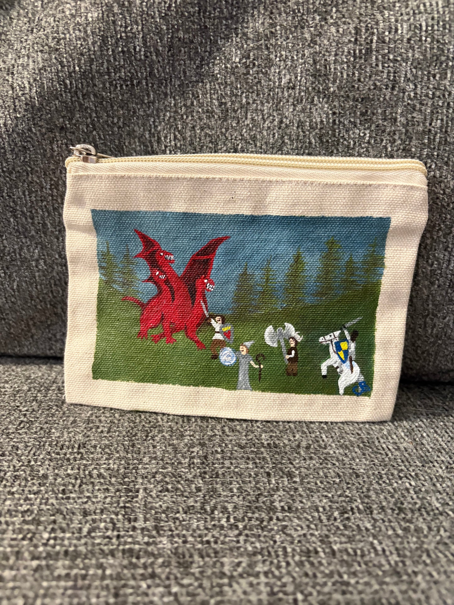 dragon painting wallet