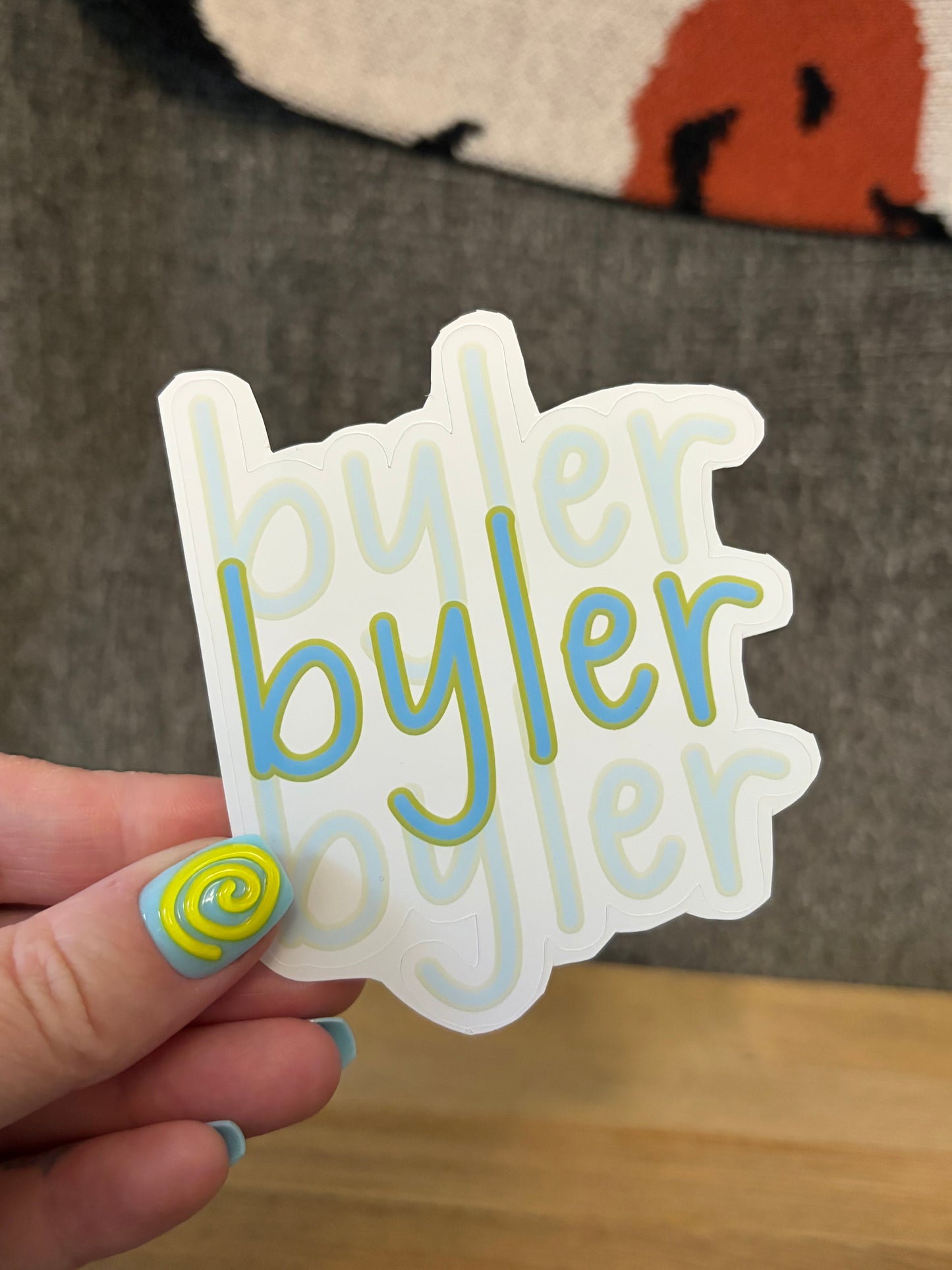 byler x3 sticker