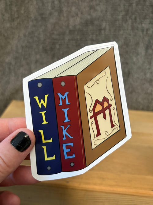 byler dnd binder sticker