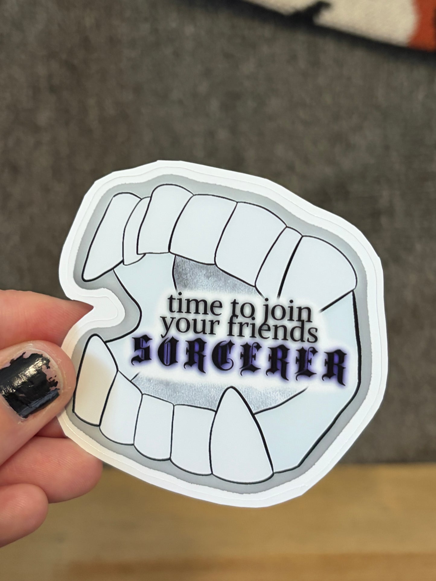 sorcerer fangs sticker