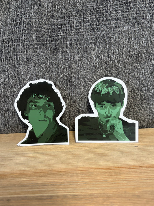 green byler sticker set