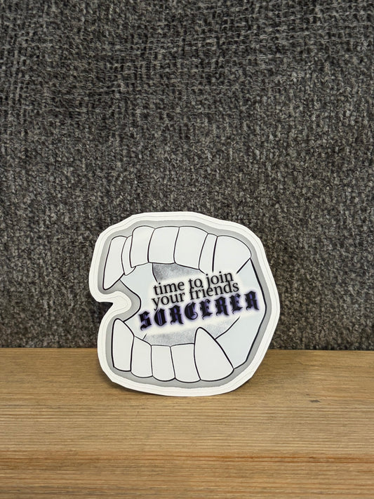 sorcerer fangs sticker